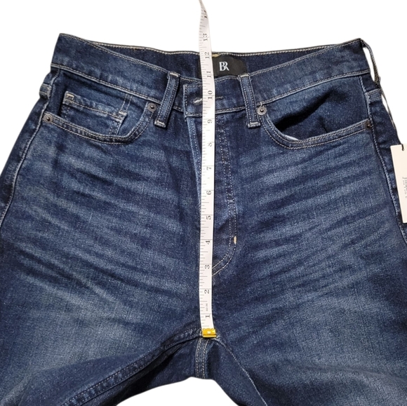 NWT Banana Republic Button Fly Straight J High Rise Blue Jeans Women's  Size 27 - Picture 8 of 12
